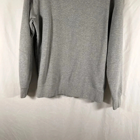 Reebok Classic Sweater Large Grey Long Sleeve Crew Neck 100% Cotton Pullover - Picture 9 of 9